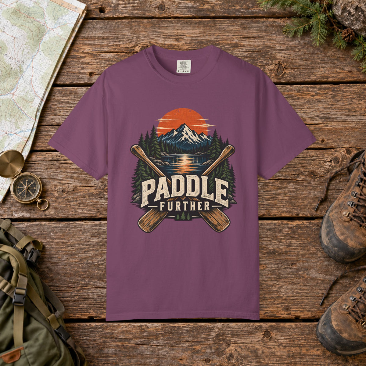 Paddle further | Hiking Tee