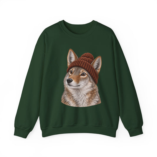 Beanie Coyote Crewneck Sweatshirt
