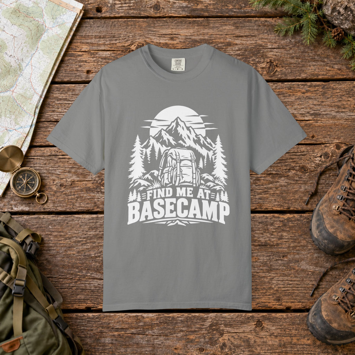 Find me at basecamp Hiking Tee