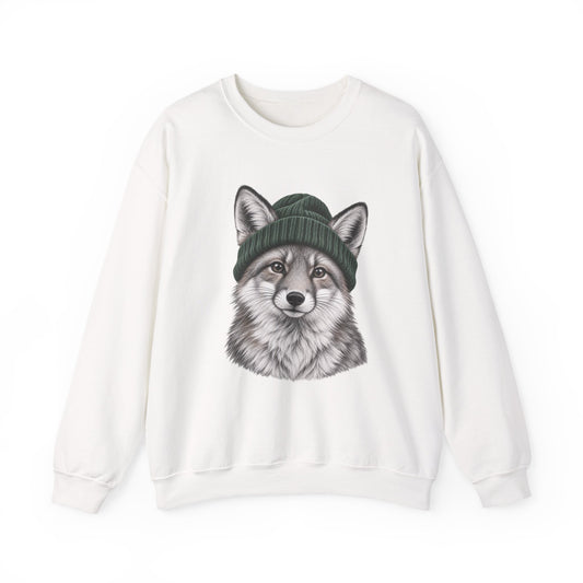 Beanie Fox Crewneck Sweatshirt