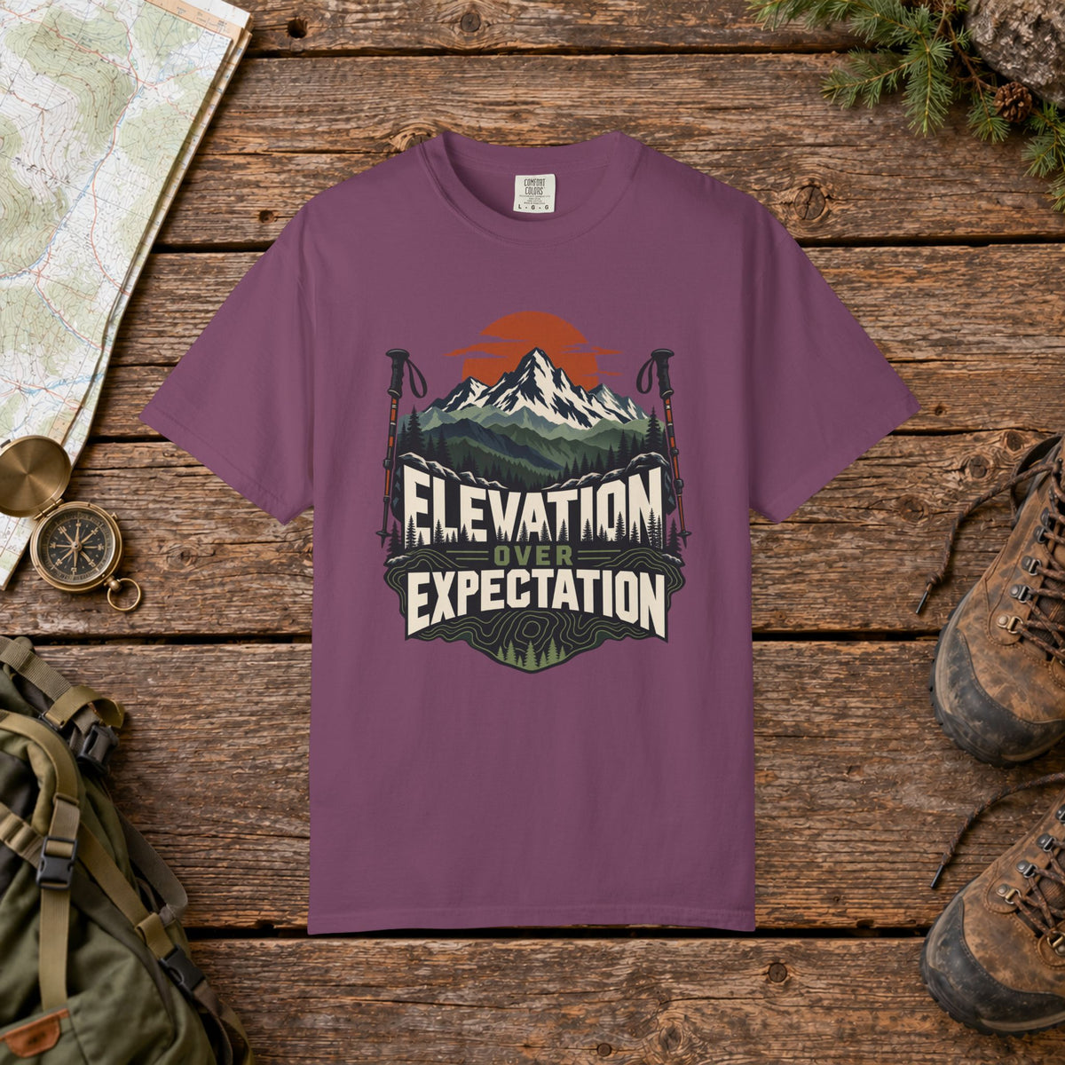 Elevation over expectation | Hiking Tee