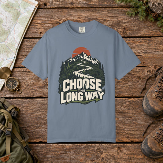 Choose the long way | Hiking Tee