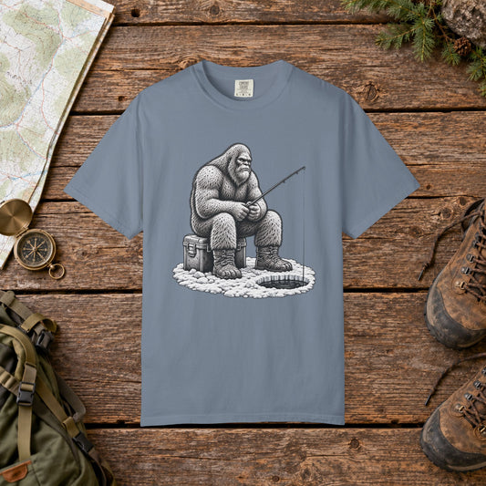 Big Foot Ice Fishing | Vintage T-Shirt
