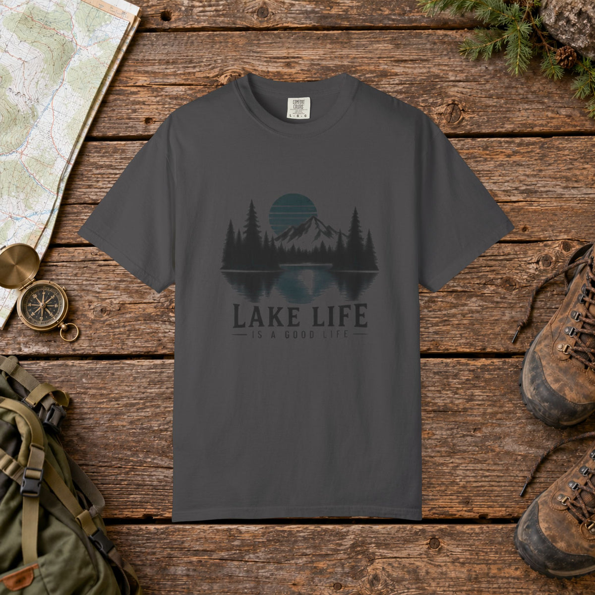 Lake Life is a good life Hiking Tee