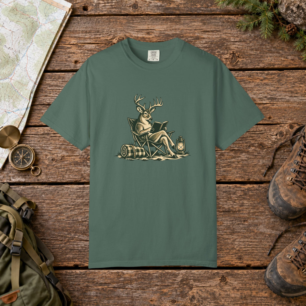 Relaxing Deer | Vintage