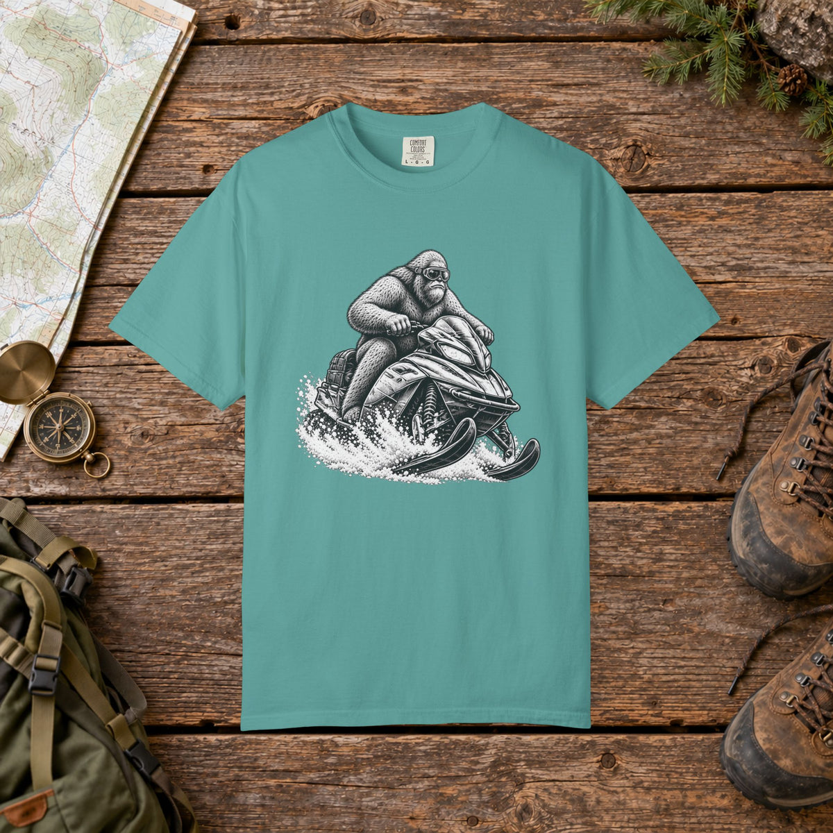 Big Foot Snowmobile | Vintage T-Shirt
