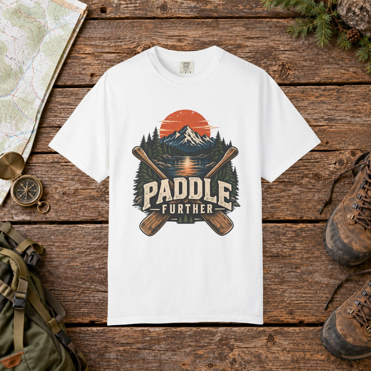 Paddle further | Hiking Tee