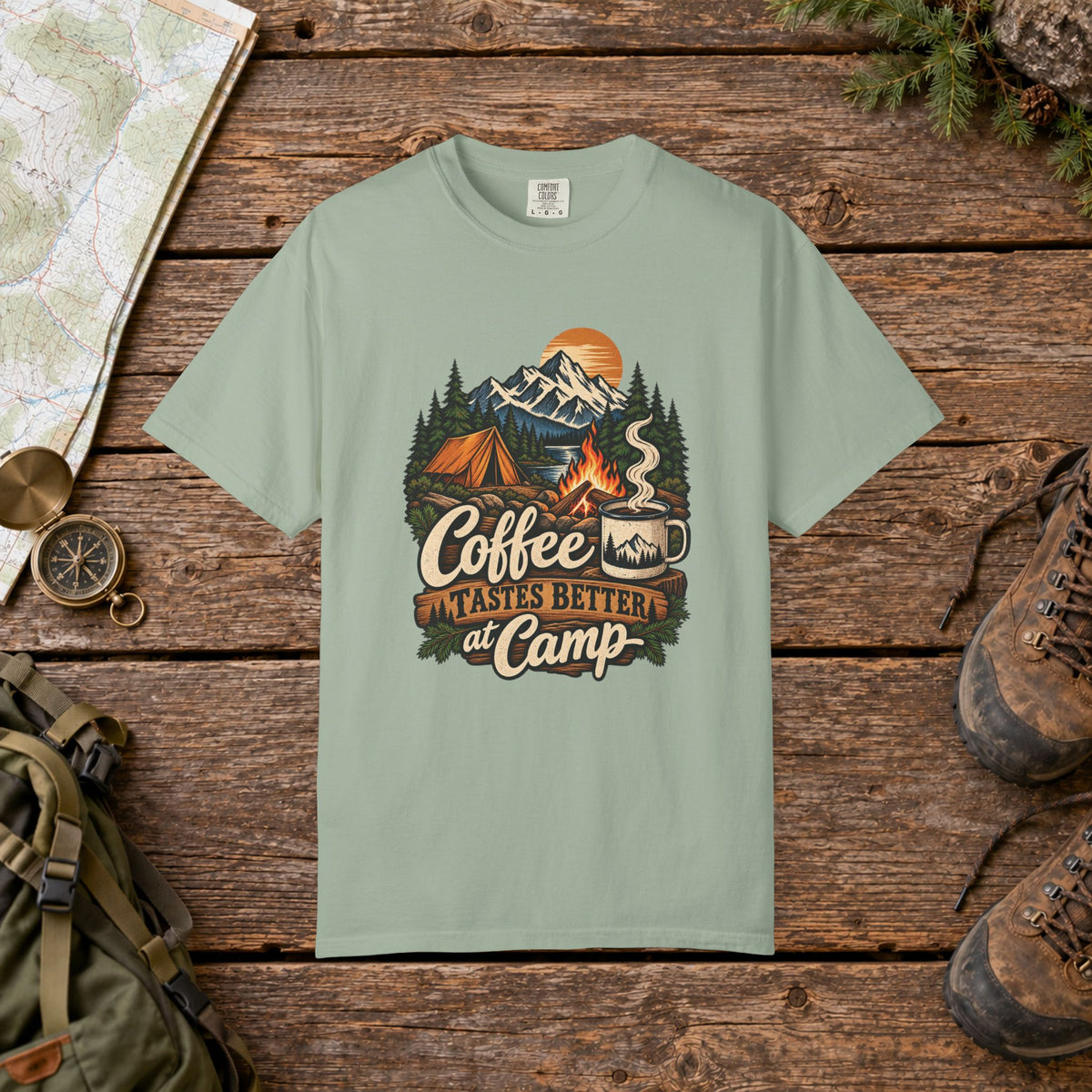 Coffee tastes better at camp