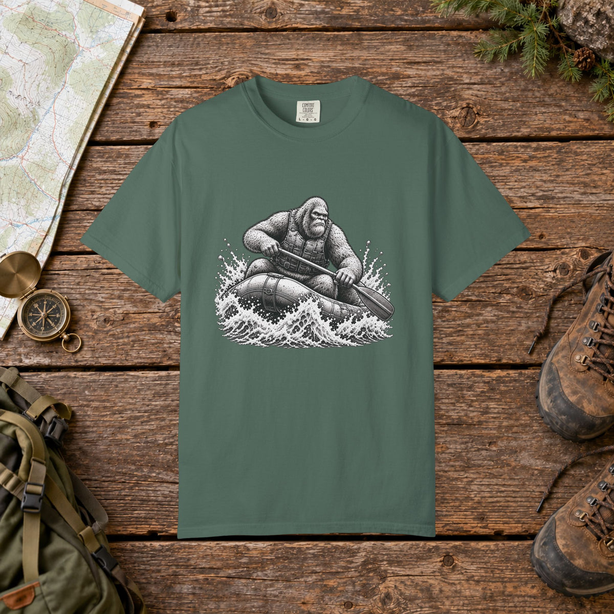 Big Foot White Water Rafting | Vintage T-Shirt