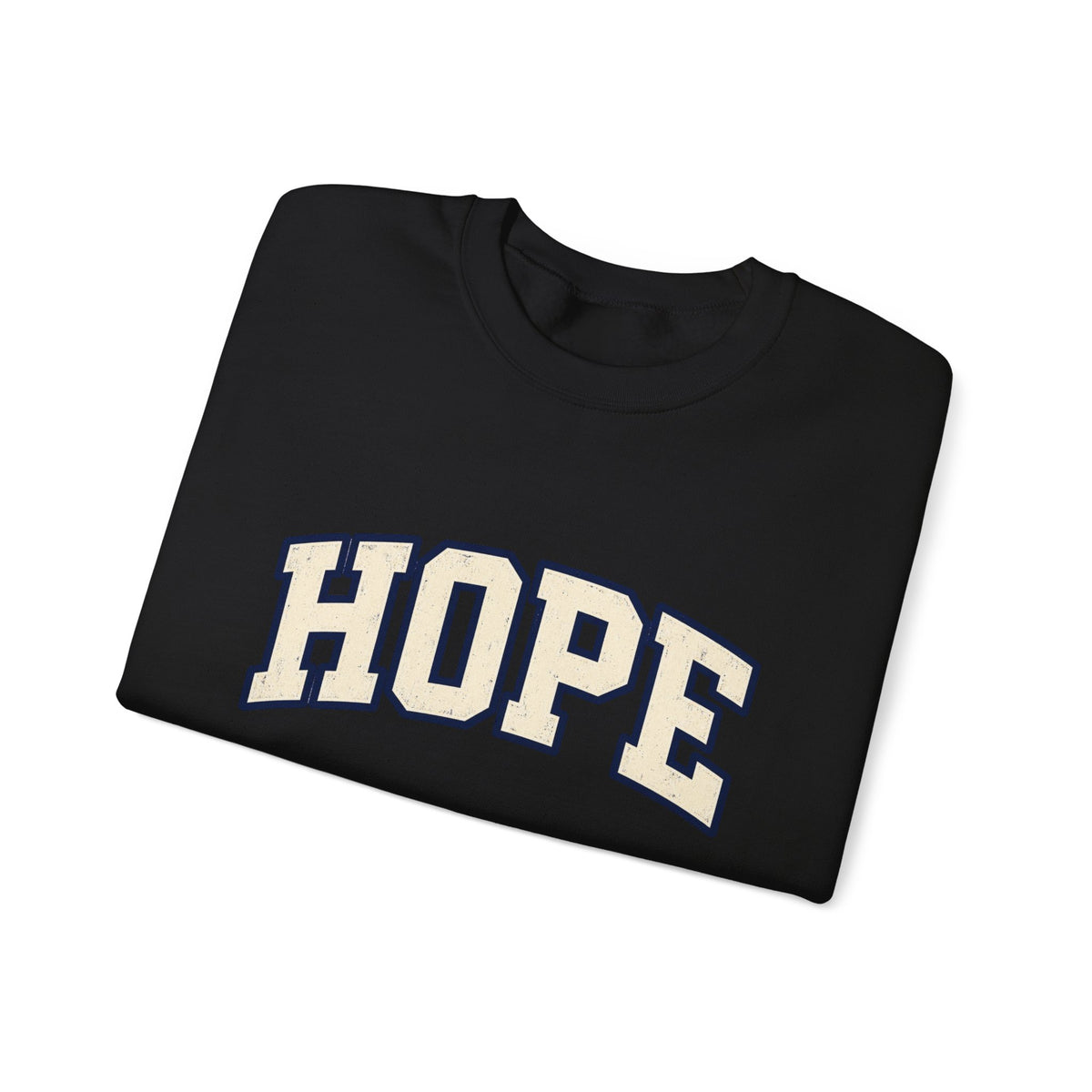 HOPE retro Crewneck Sweatshirt — Collegiate Graphic