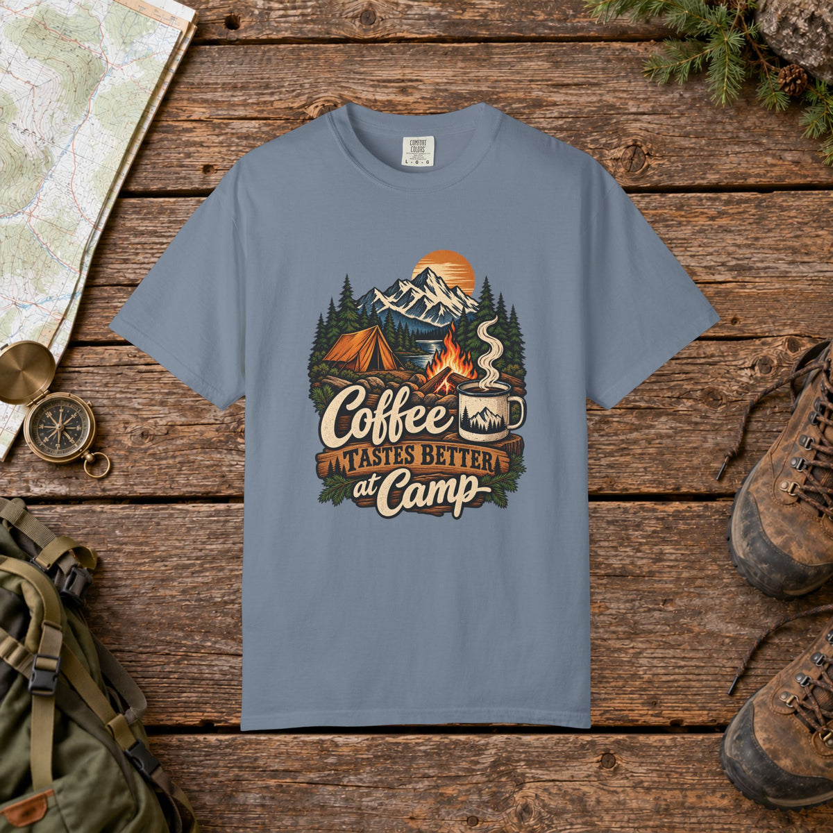 Coffee tastes better at camp