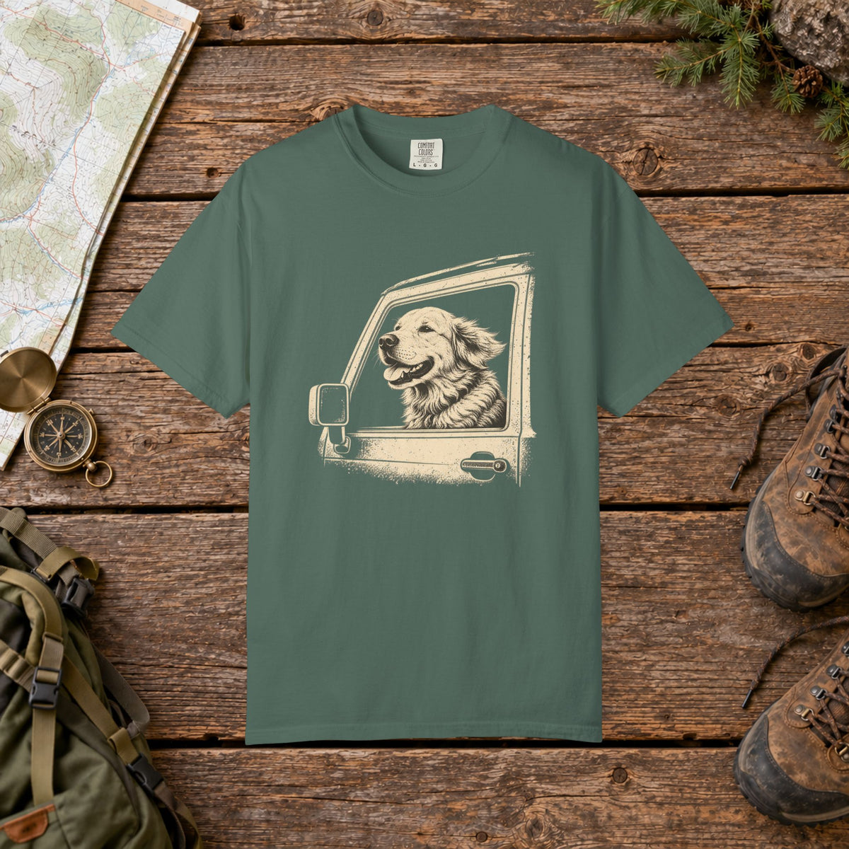 Happy Golden Rtvr | Vintage T-Shirt