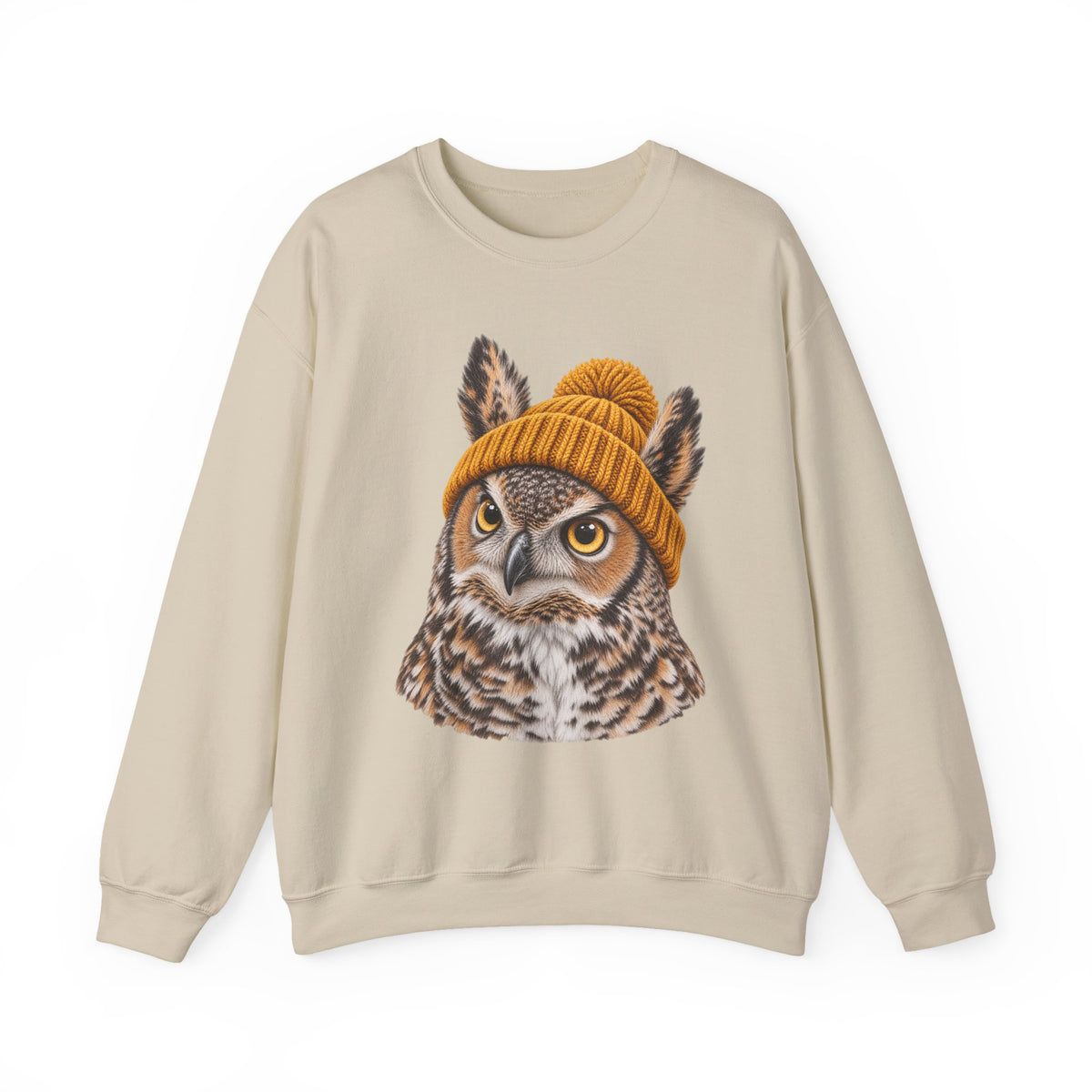 Beanie Owl Crewneck Sweatshirt