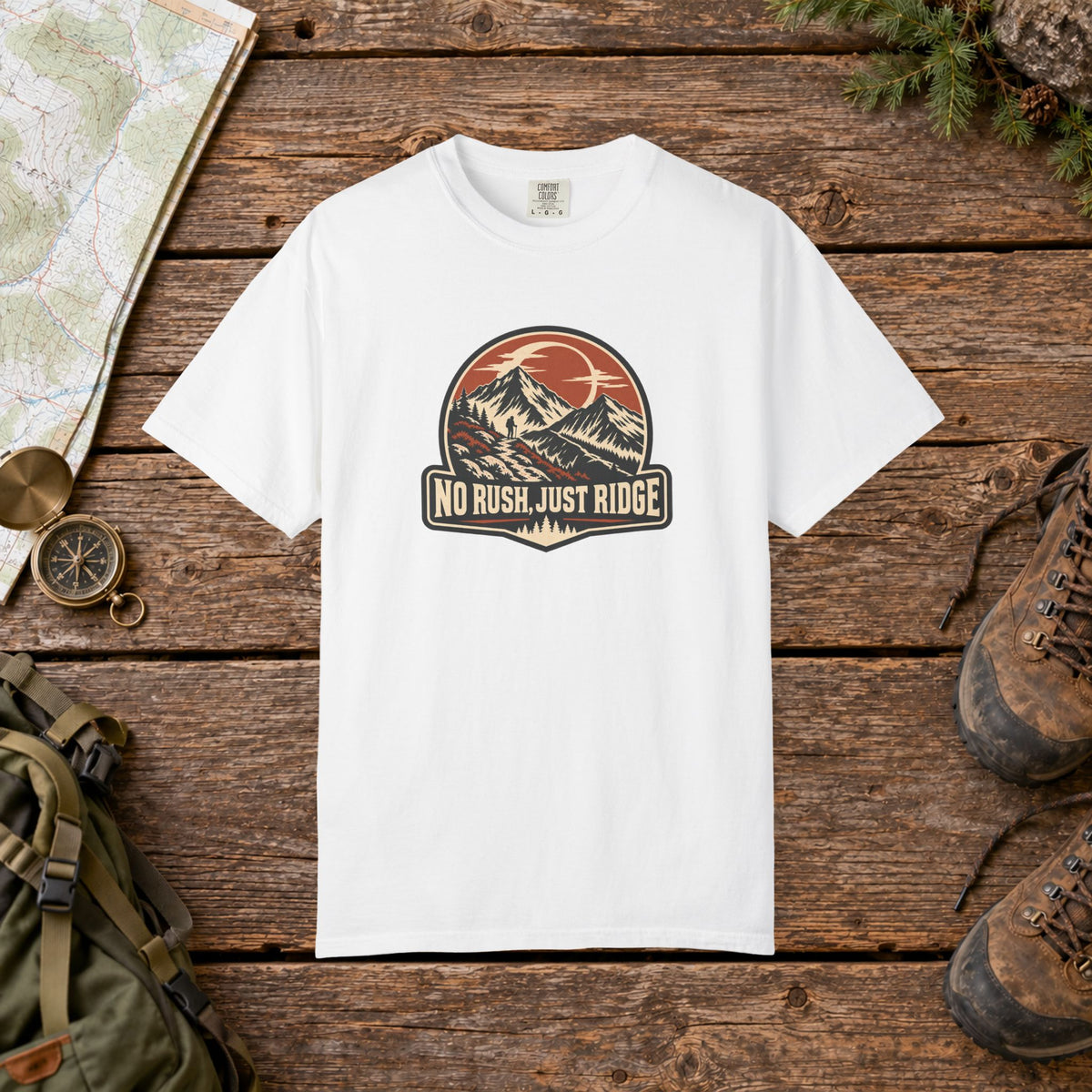 No Rush Just Ridge Hiking Shirt | Vintage