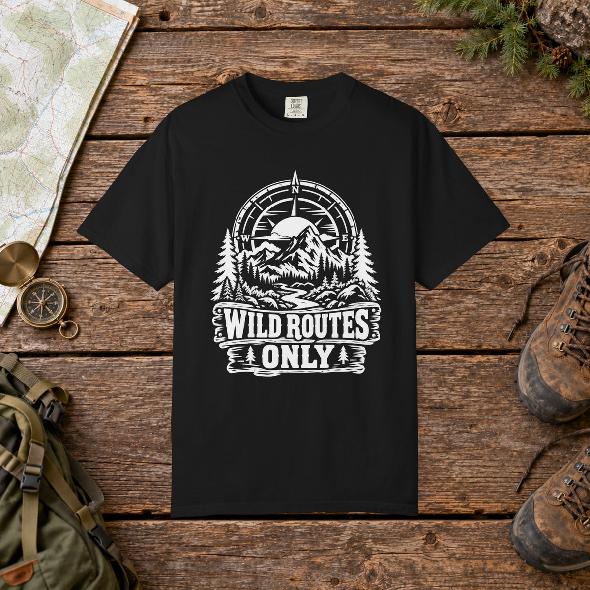 Wild routes only | Hiking Tee