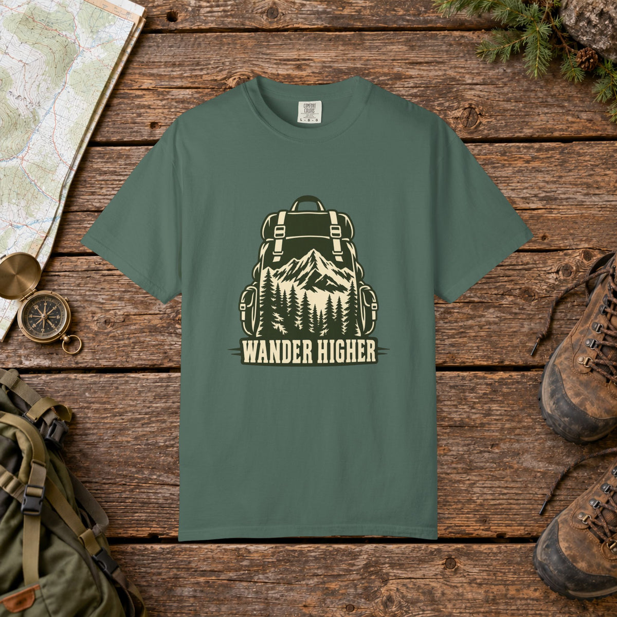 Wander higher  | Hiking Tee