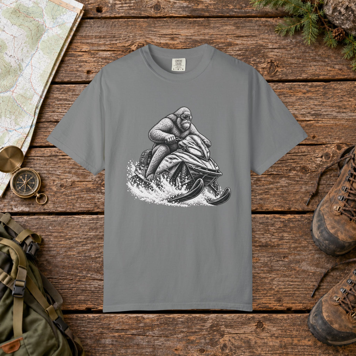 Big Foot Snowmobile | Vintage T-Shirt