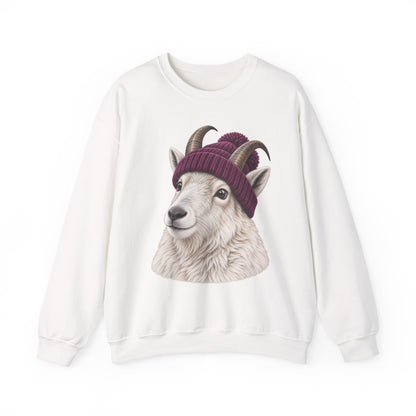 Beanie Mountain Goat Crewneck Sweatshirt