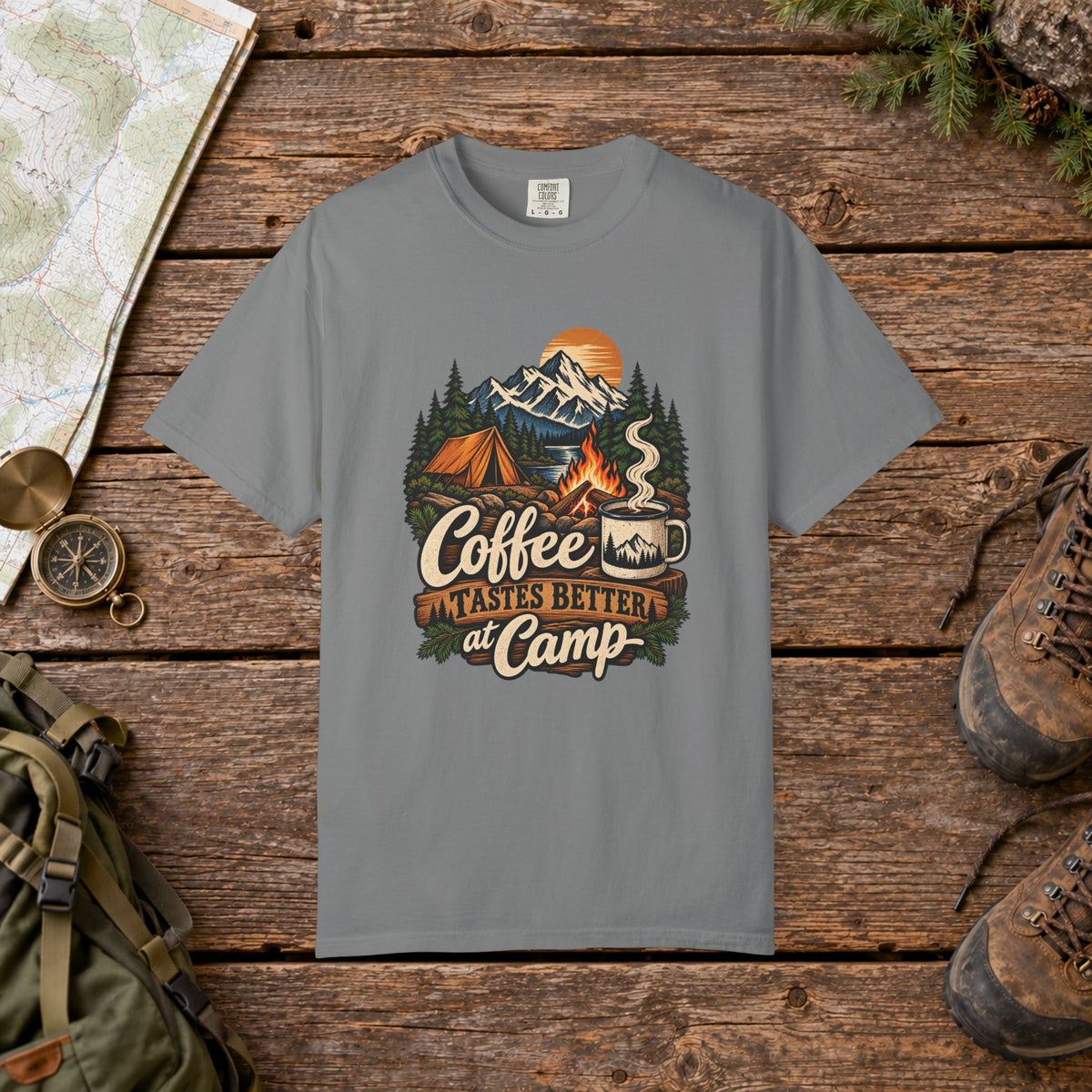 Coffee tastes better at camp