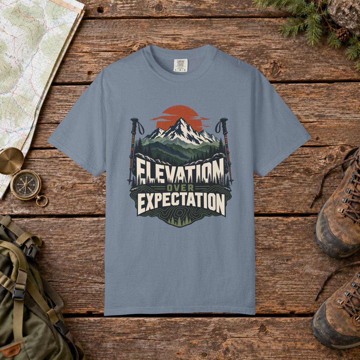 Elevation over expectation | Hiking Tee