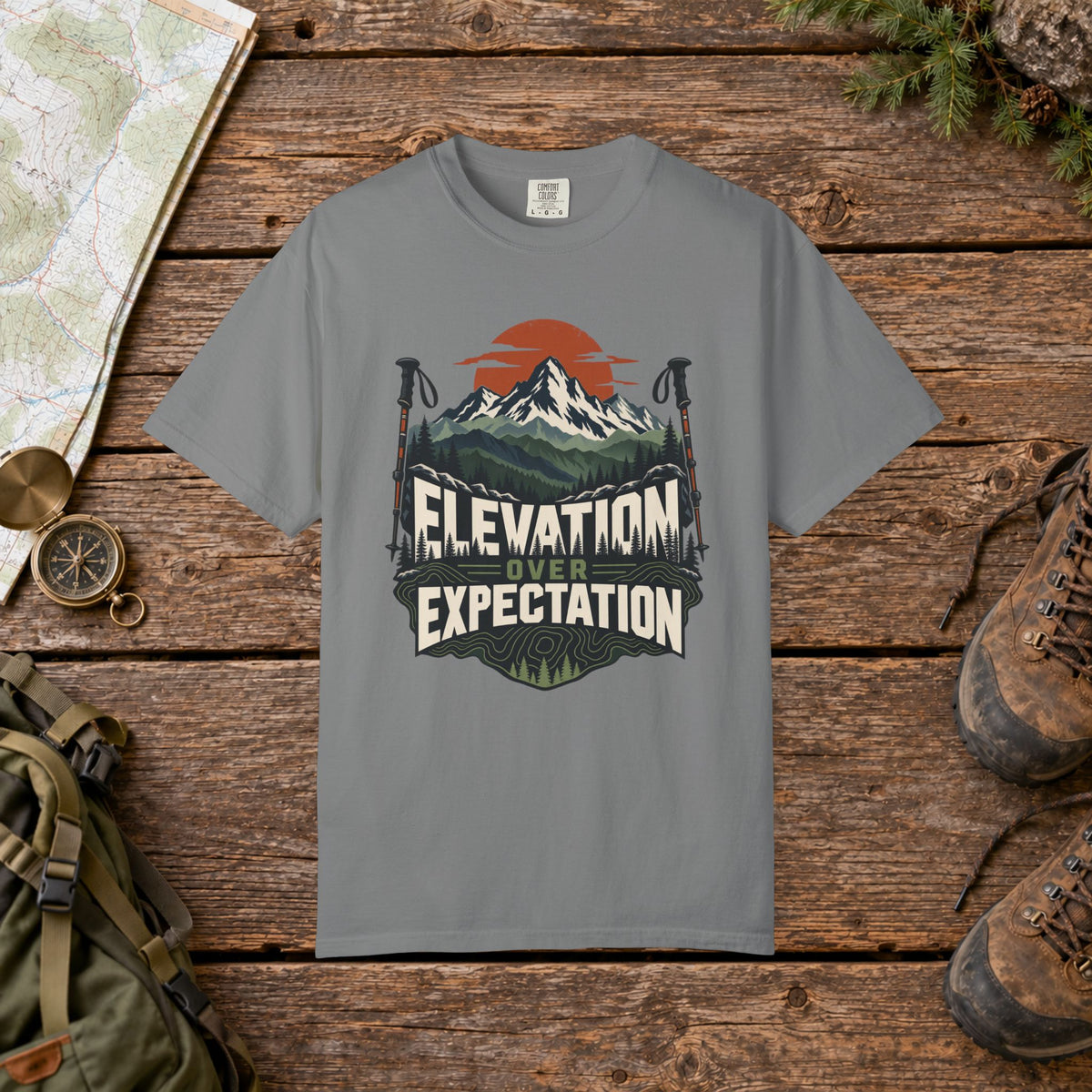 Elevation over expectation | Hiking Tee