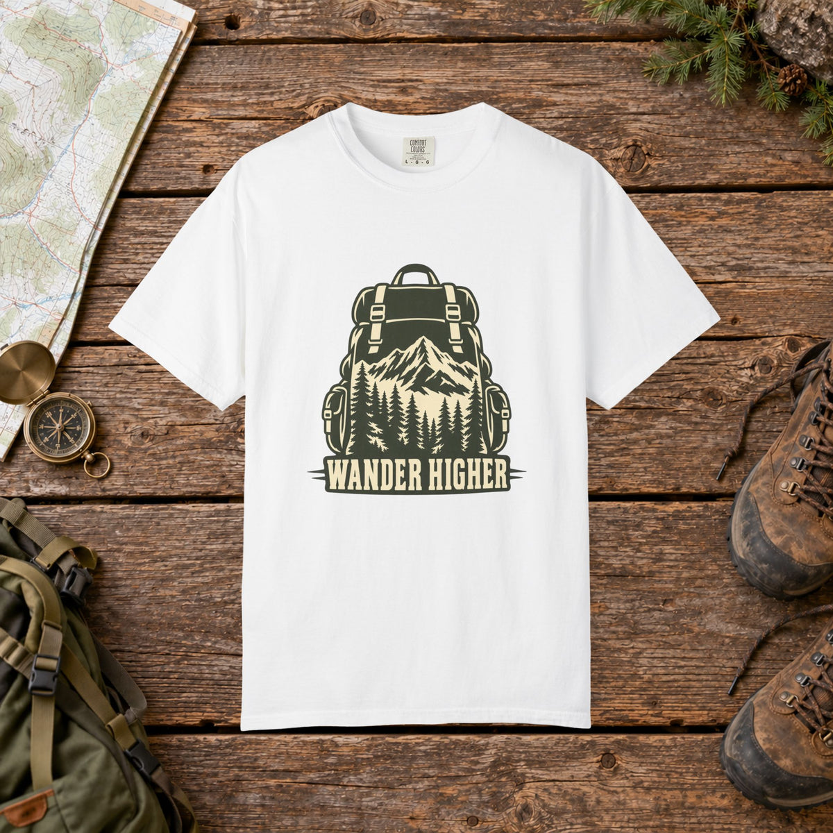 Wander higher  | Hiking Tee