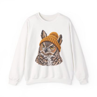 Beanie Owl Crewneck Sweatshirt
