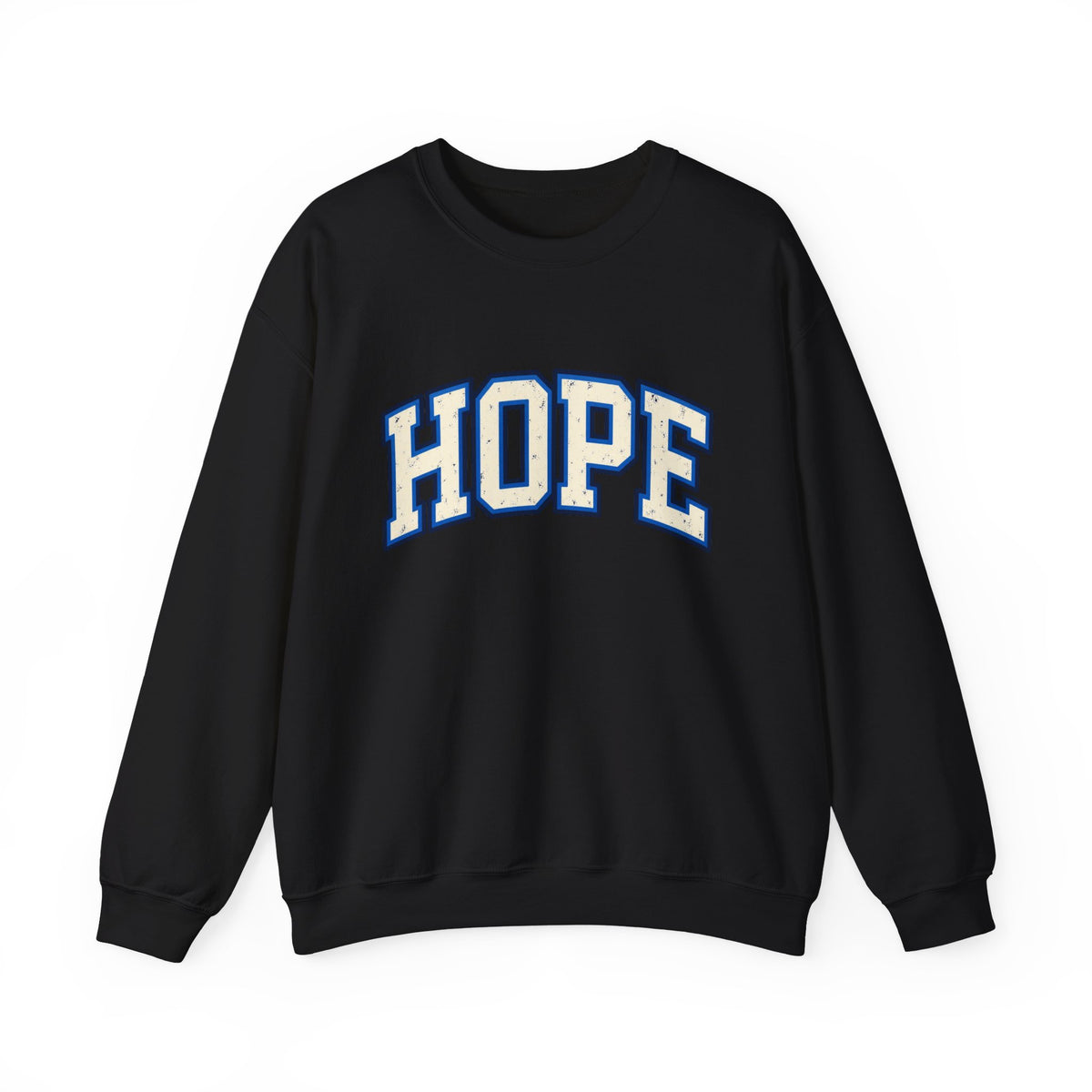 HOPE Crewneck Sweatshirt – Varsity Lettering Pullover