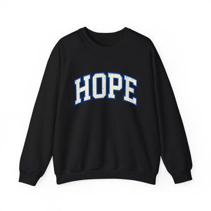 HOPE Crewneck Sweatshirt – Varsity Lettering Pullover