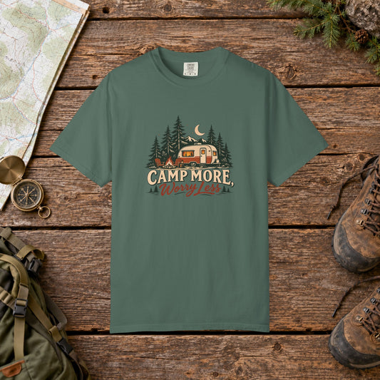 Camp More Worry Less | Vintage T-Shirt