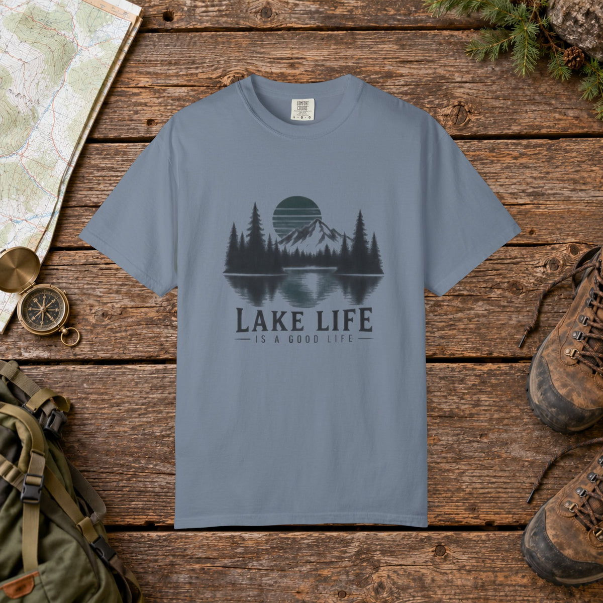 Lake Life is a good life Hiking Tee