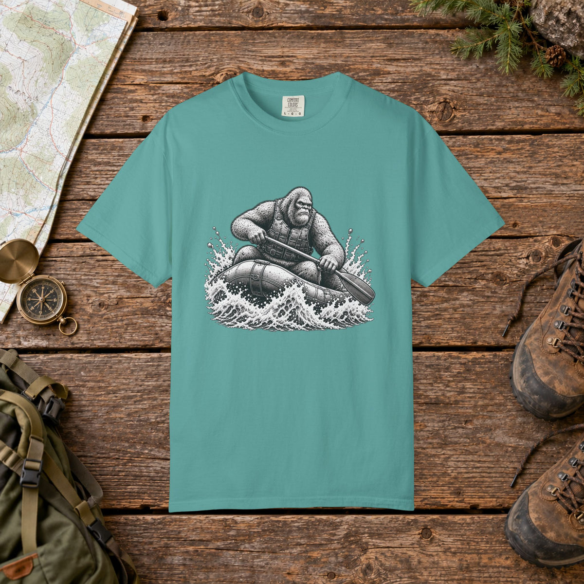 Big Foot White Water Rafting | Vintage T-Shirt