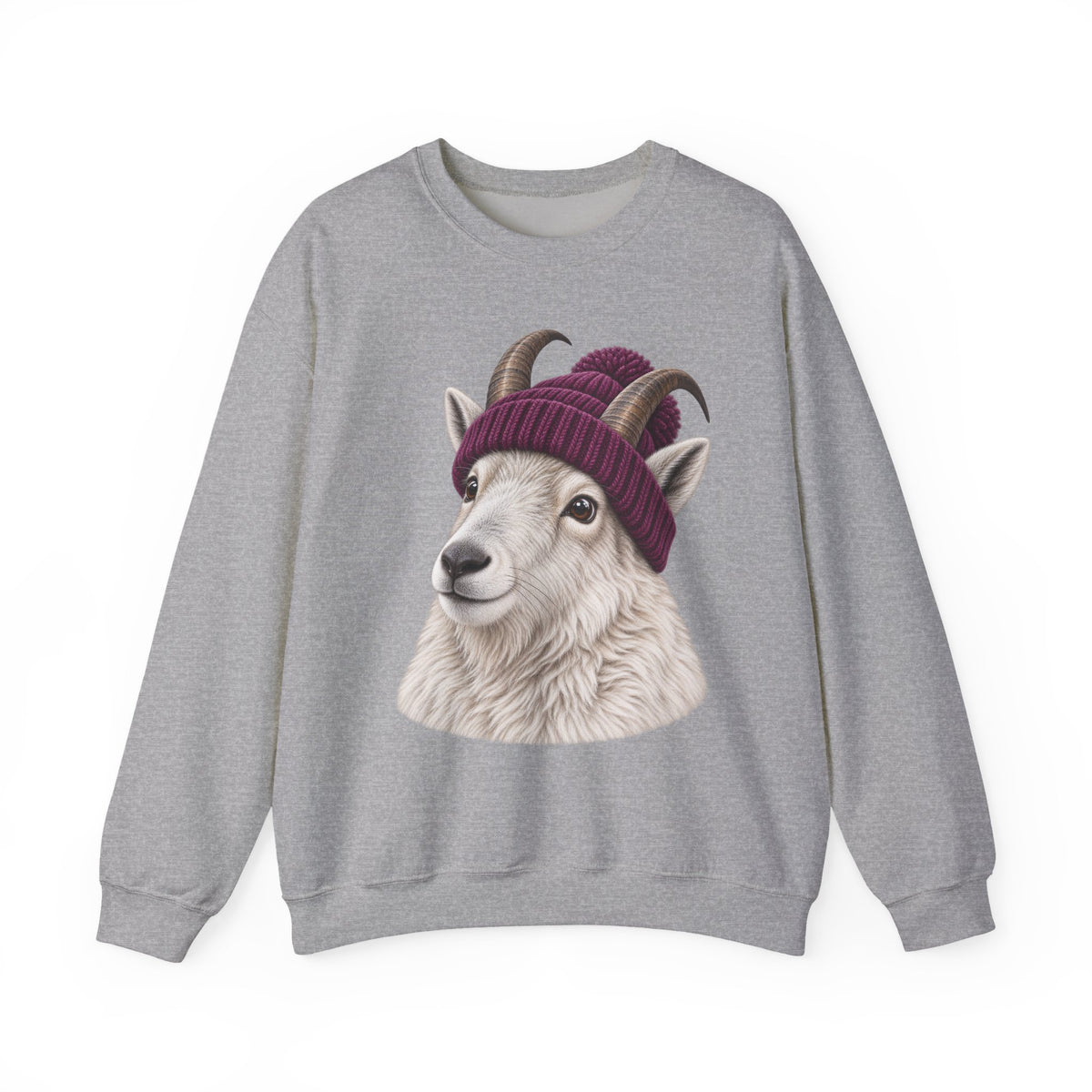 Beanie Mountain Goat Crewneck Sweatshirt
