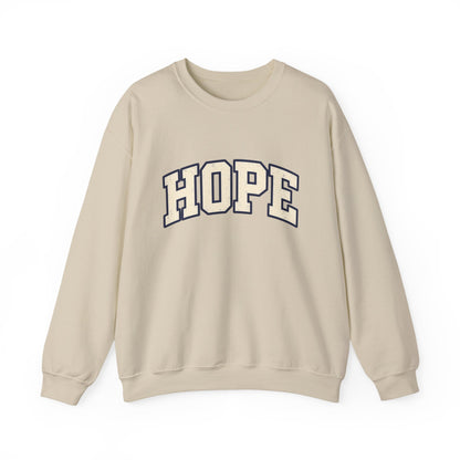 HOPE retro Crewneck Sweatshirt — Collegiate Graphic
