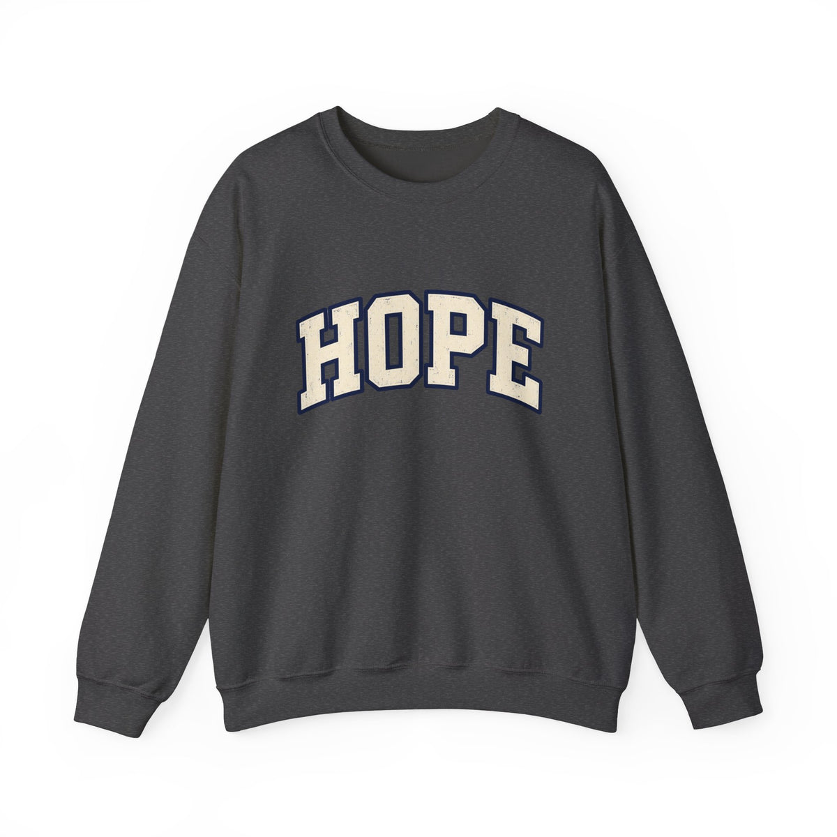 HOPE retro Crewneck Sweatshirt — Collegiate Graphic