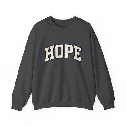 HOPE retro Crewneck Sweatshirt — Collegiate Graphic