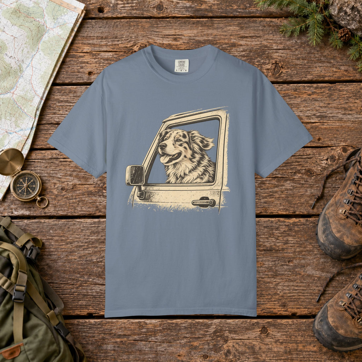 Happy Australian Shepard | Vintage T-Shirt
