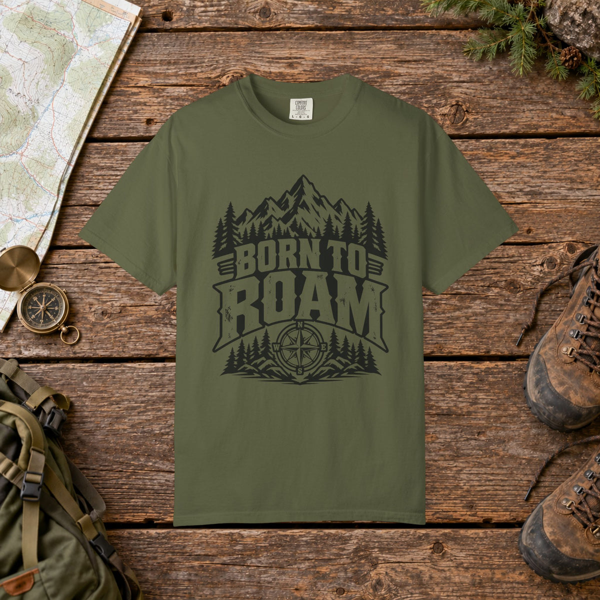 Born to roam Hiking Tee