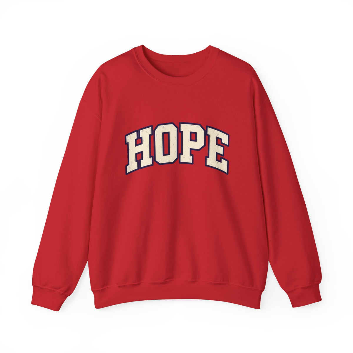HOPE retro Crewneck Sweatshirt — Collegiate Graphic