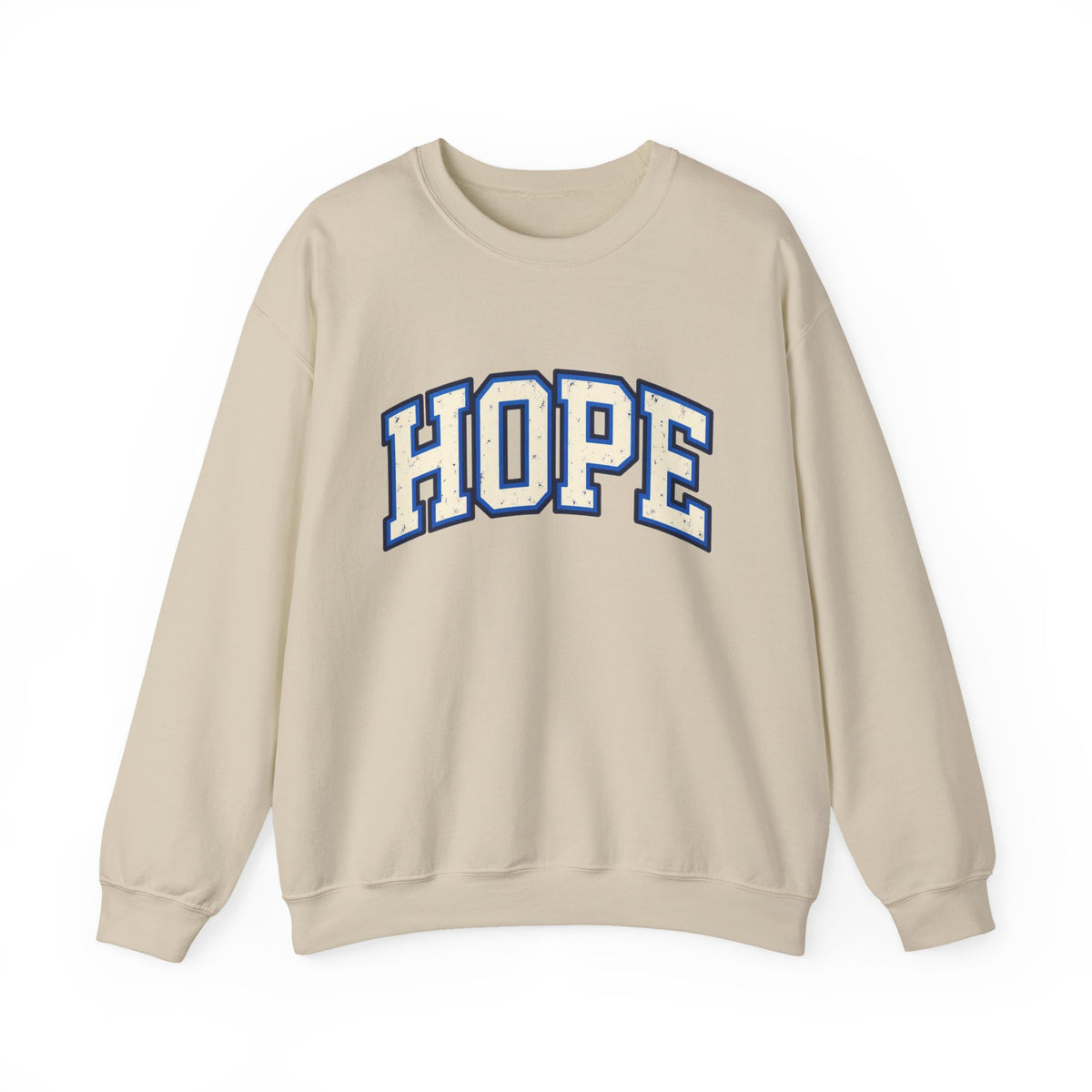 HOPE Crewneck Sweatshirt – Varsity Lettering Pullover