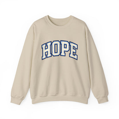 HOPE Crewneck Sweatshirt – Varsity Lettering Pullover
