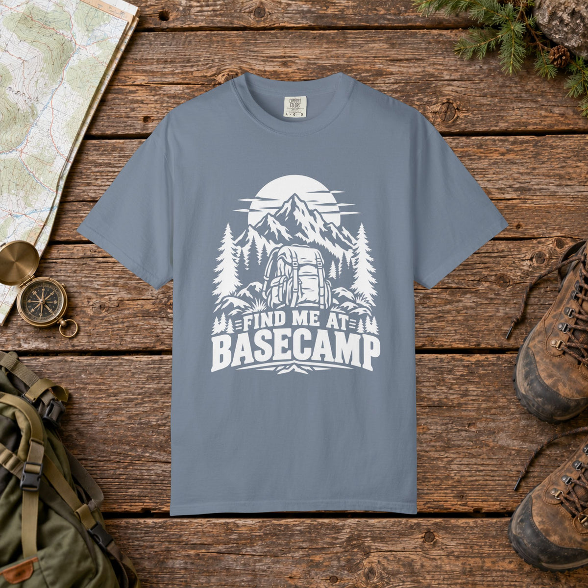 Find me at basecamp Hiking Tee