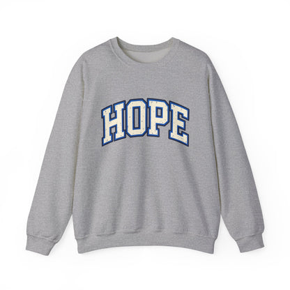 HOPE Crewneck Sweatshirt – Varsity Lettering Pullover