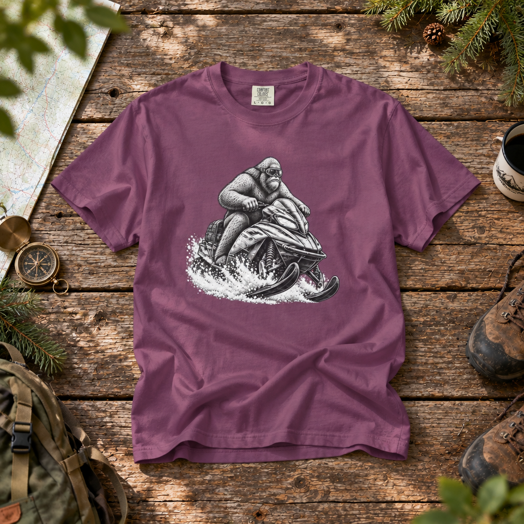 Big Foot Snowmobile | Vintage T-Shirt