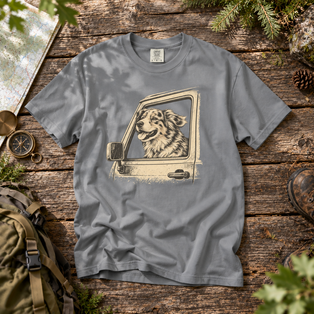Happy Australian Shepard | Vintage T-Shirt