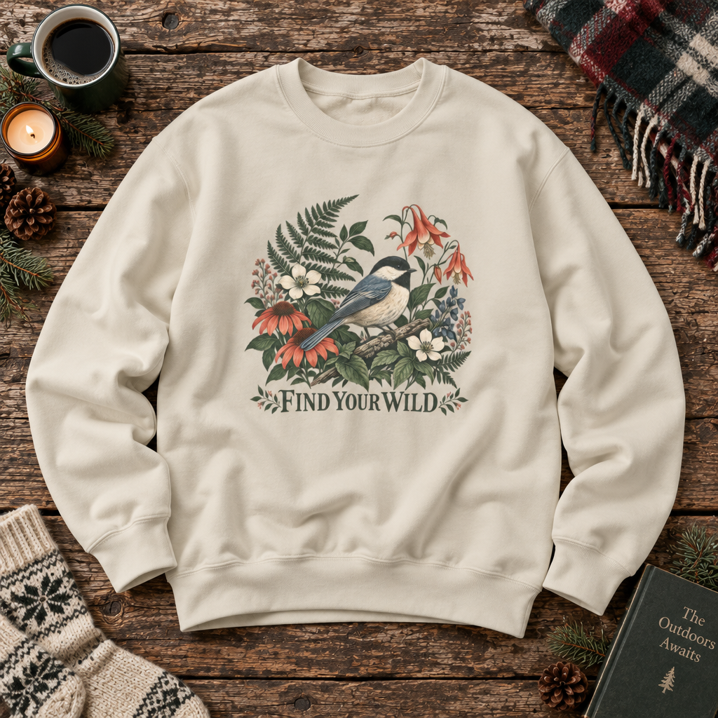 Find Your Wild Bird Crewneck Sweatshirt