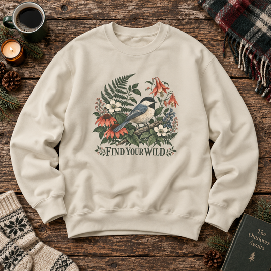Find Your Wild Bird Crewneck Sweatshirt