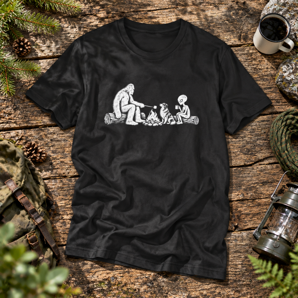Australian Shepard Campfire Friends T-Shirt
