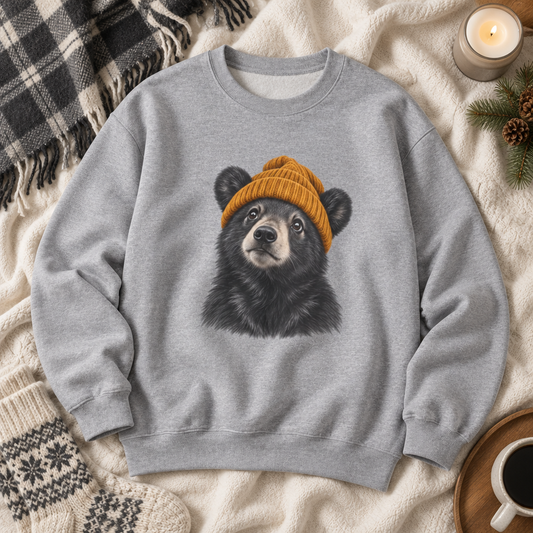 Beanie Bear Crewneck Sweatshirt