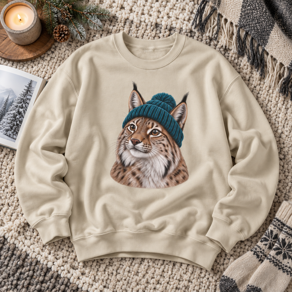 Beanie Lynx Crewneck Sweatshirt
